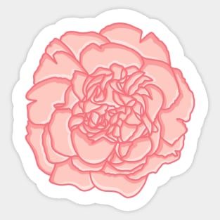 Peony Sticker